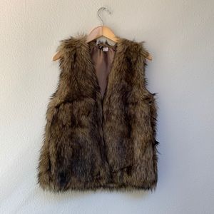H&M fuzzy vest
